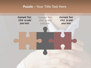 A Man In A Suit Leaning Against A Wall PowerPoint Template