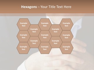 A Man In A Suit Leaning Against A Wall PowerPoint Template