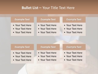 A Man In A Suit Leaning Against A Wall PowerPoint Template