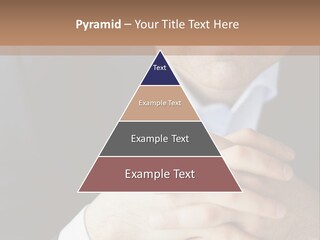 A Man In A Suit Leaning Against A Wall PowerPoint Template
