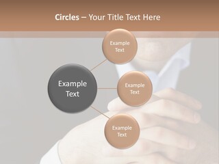 A Man In A Suit Leaning Against A Wall PowerPoint Template