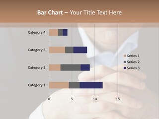 A Man In A Suit Leaning Against A Wall PowerPoint Template