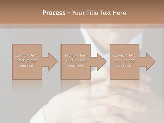 A Man In A Suit Leaning Against A Wall PowerPoint Template
