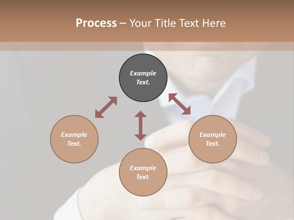 A Man In A Suit Leaning Against A Wall PowerPoint Template