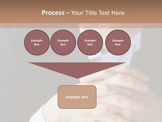 A Man In A Suit Leaning Against A Wall PowerPoint Template
