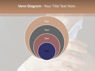 A Man In A Suit Leaning Against A Wall PowerPoint Template