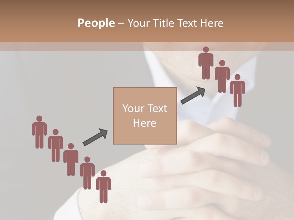A Man In A Suit Leaning Against A Wall PowerPoint Template