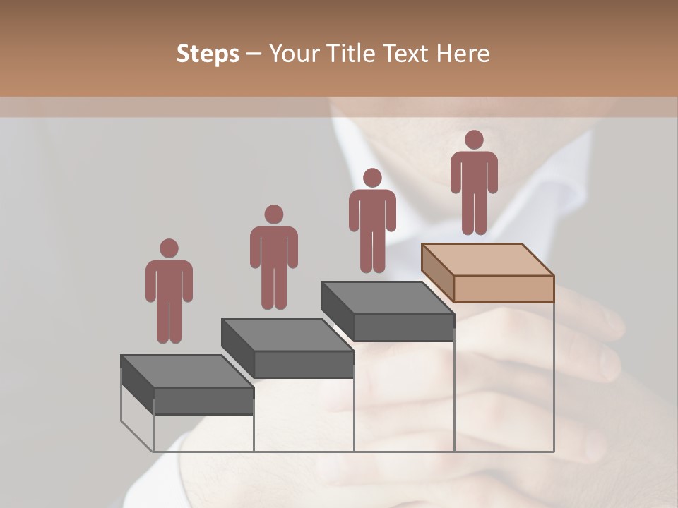 A Man In A Suit Leaning Against A Wall PowerPoint Template