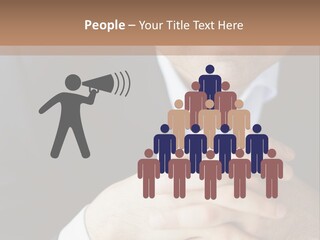 A Man In A Suit Leaning Against A Wall PowerPoint Template