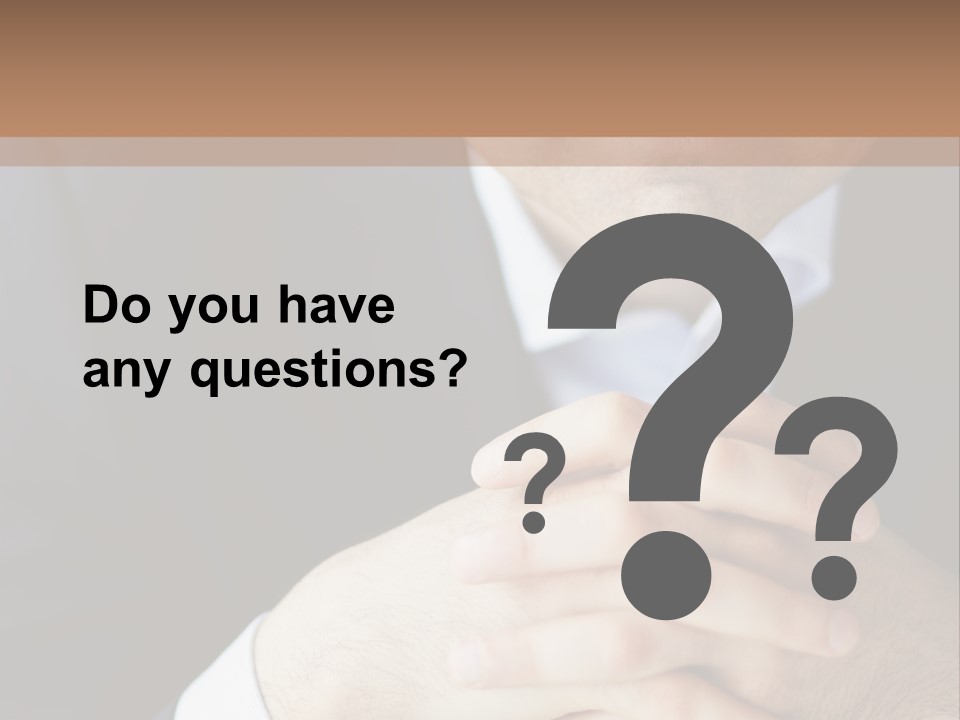 A Man In A Suit Leaning Against A Wall PowerPoint Template