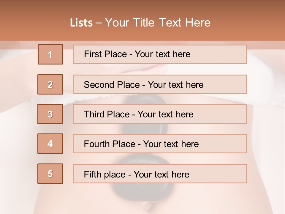 Body Wellness Abdomen PowerPoint Template