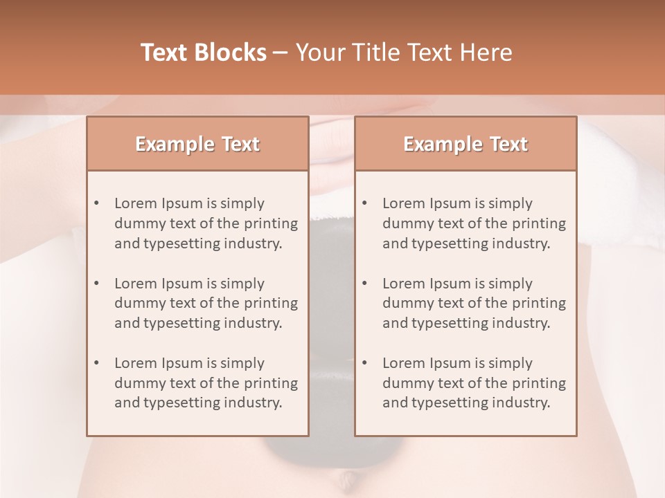 Body Wellness Abdomen PowerPoint Template