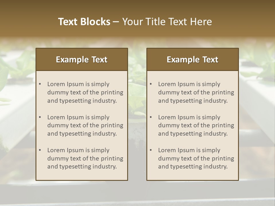 Industry Organic Growth PowerPoint Template