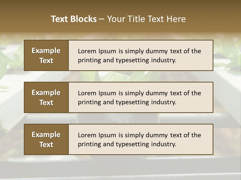Industry Organic Growth PowerPoint Template