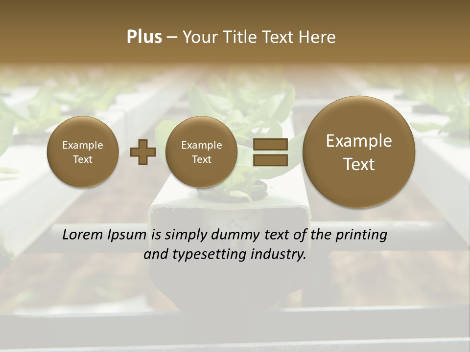 Industry Organic Growth PowerPoint Template