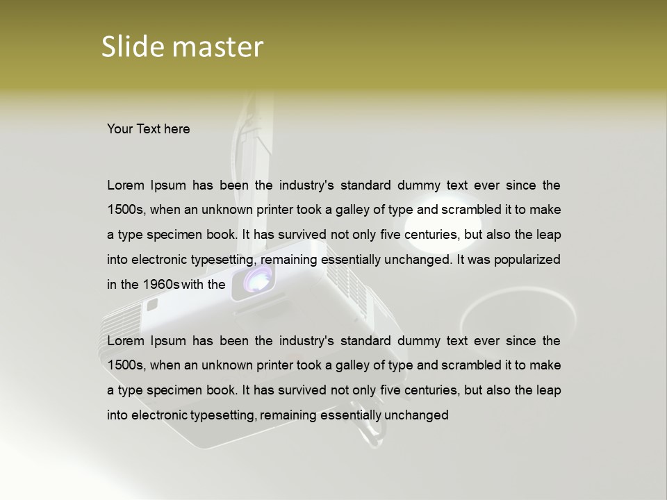 Digital Gray Board PowerPoint Template