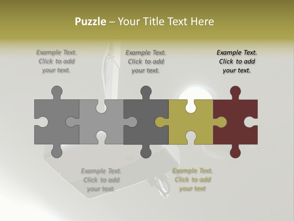 Digital Gray Board PowerPoint Template