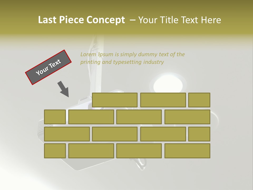 Digital Gray Board PowerPoint Template