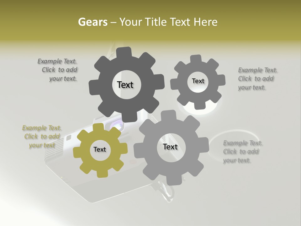 Digital Gray Board PowerPoint Template