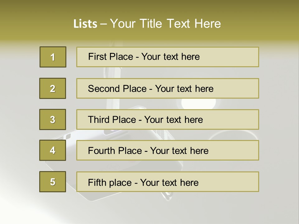 Digital Gray Board PowerPoint Template