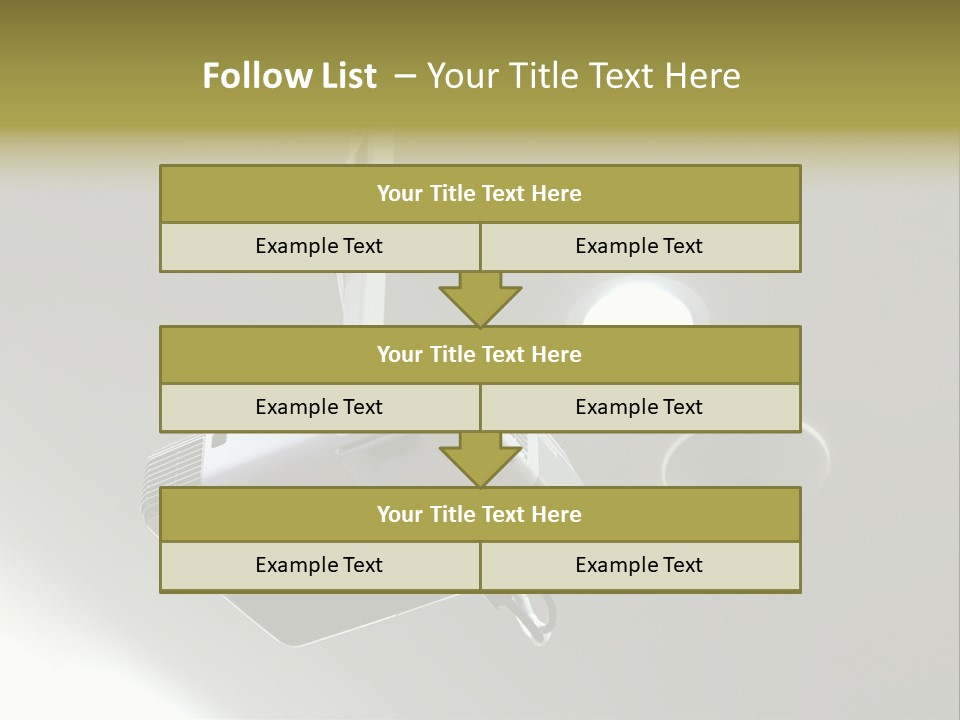 Digital Gray Board PowerPoint Template