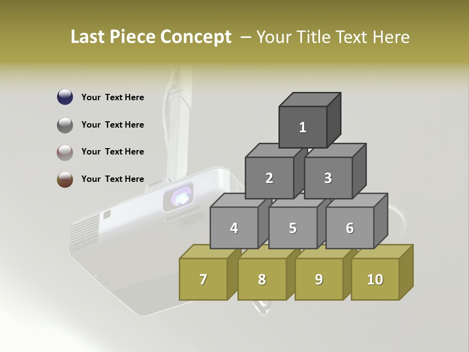 Digital Gray Board PowerPoint Template