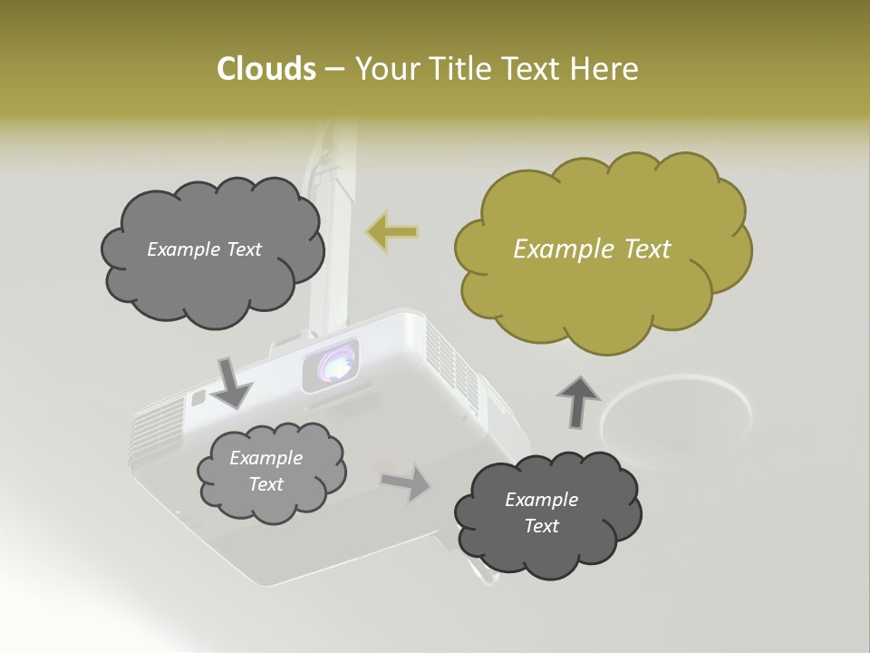 Digital Gray Board PowerPoint Template