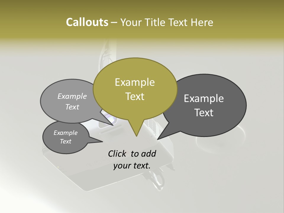 Digital Gray Board PowerPoint Template