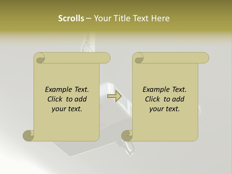 Digital Gray Board PowerPoint Template