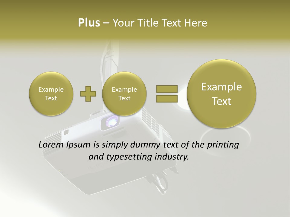 Digital Gray Board PowerPoint Template