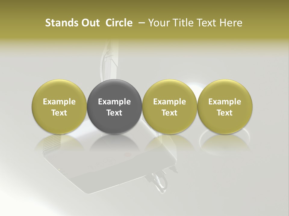 Digital Gray Board PowerPoint Template