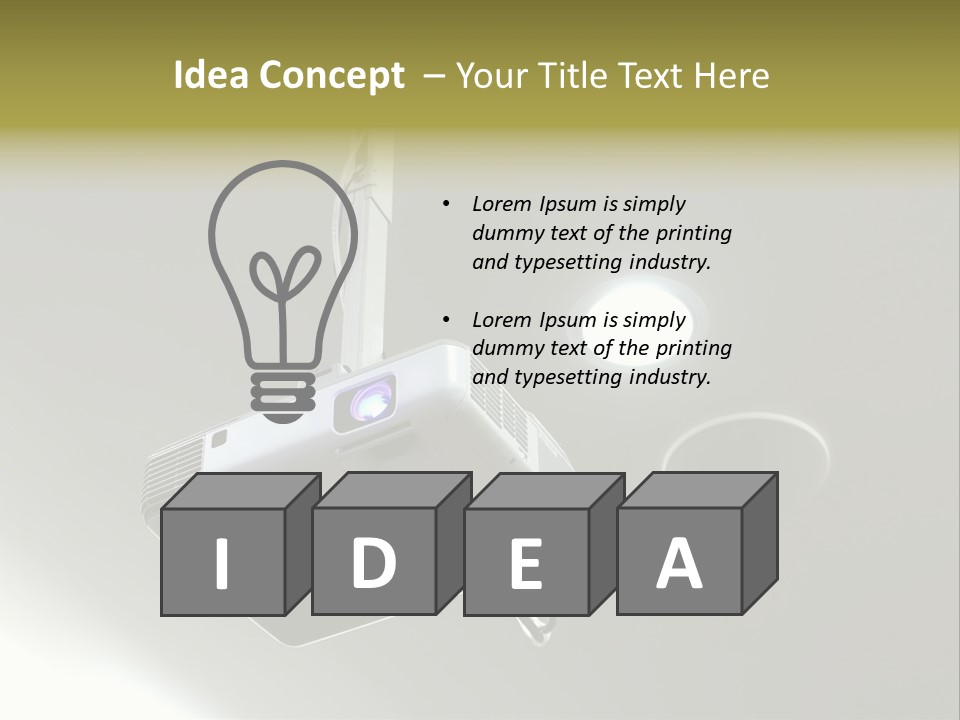 Digital Gray Board PowerPoint Template