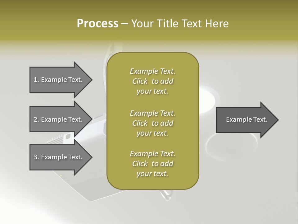 Digital Gray Board PowerPoint Template