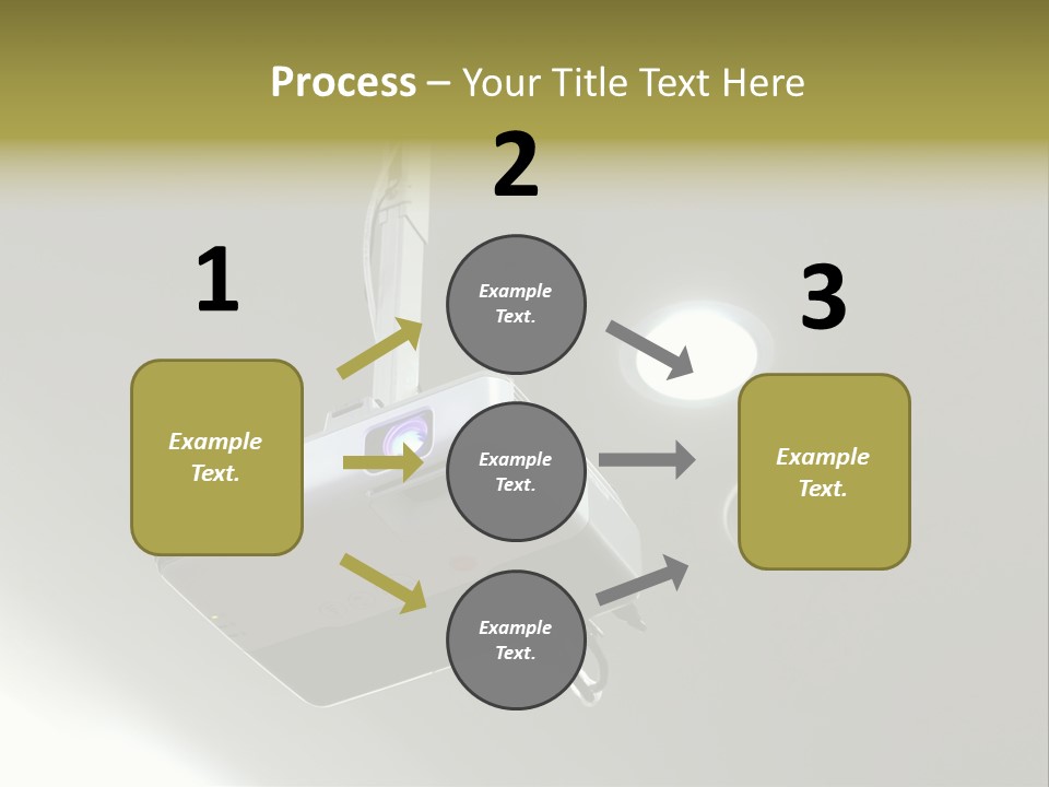 Digital Gray Board PowerPoint Template