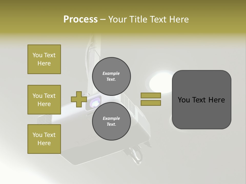 Digital Gray Board PowerPoint Template