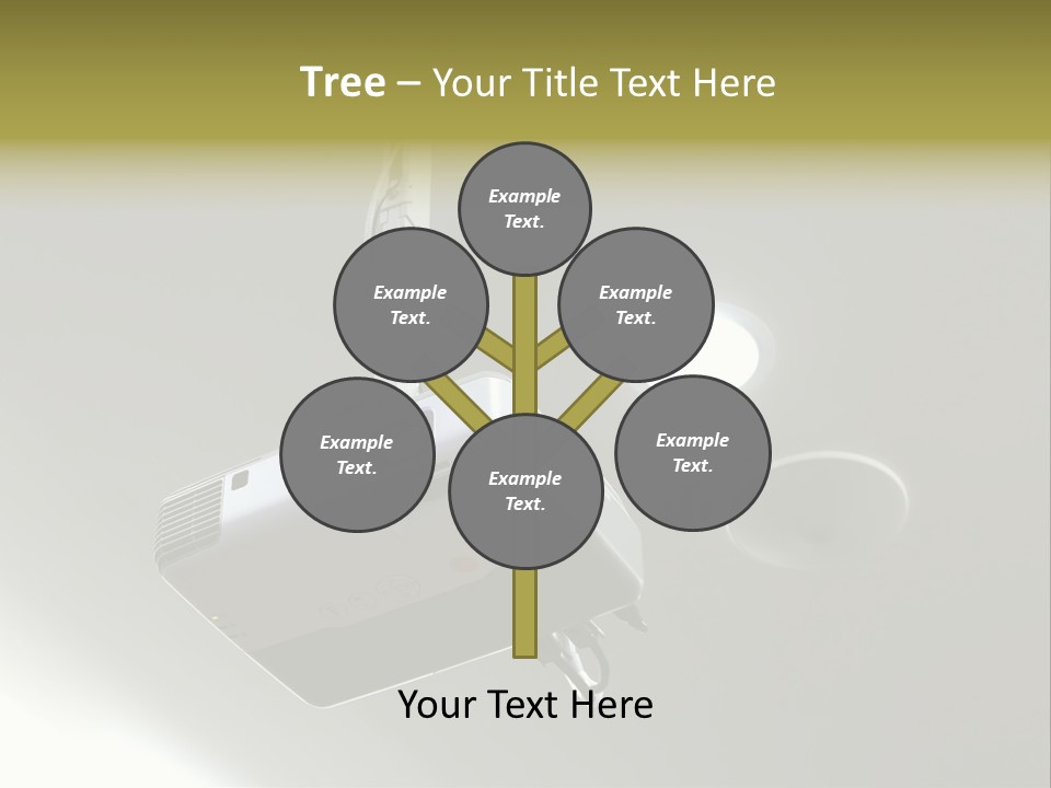 Digital Gray Board PowerPoint Template