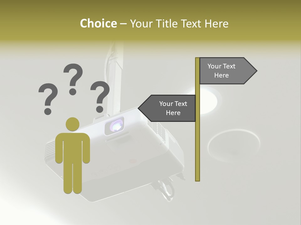 Digital Gray Board PowerPoint Template