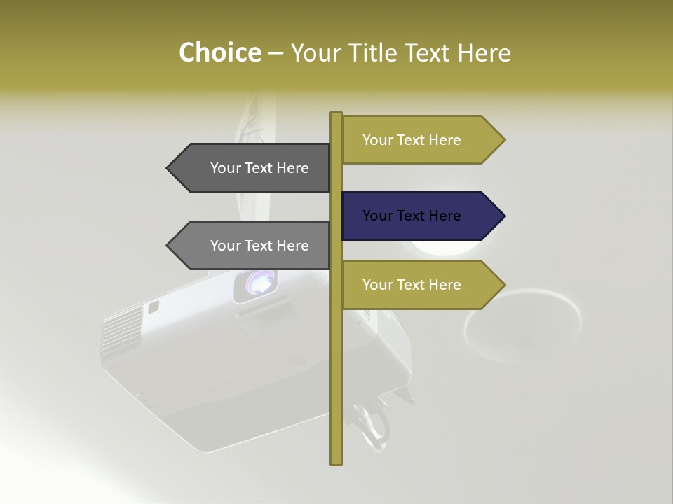 Digital Gray Board PowerPoint Template