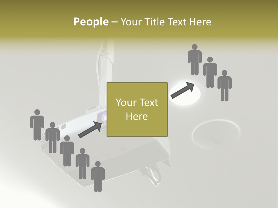 Digital Gray Board PowerPoint Template