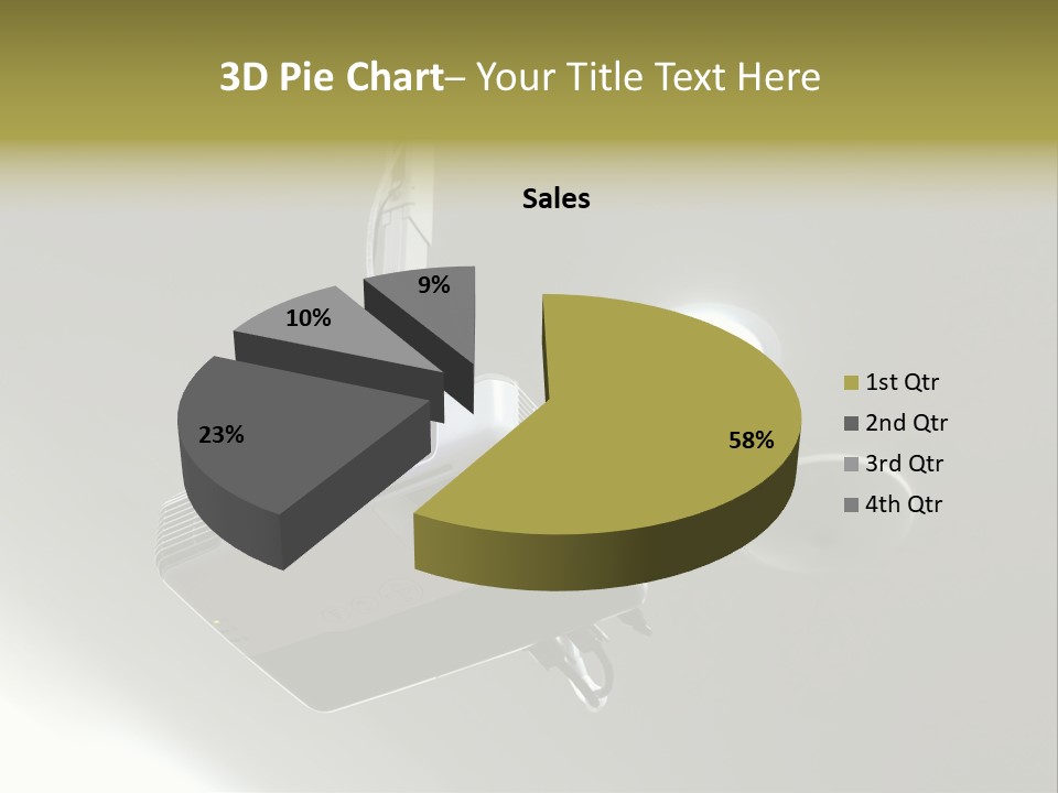 Digital Gray Board PowerPoint Template