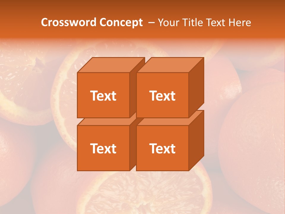 Fruit Flower Vegetarian PowerPoint Template