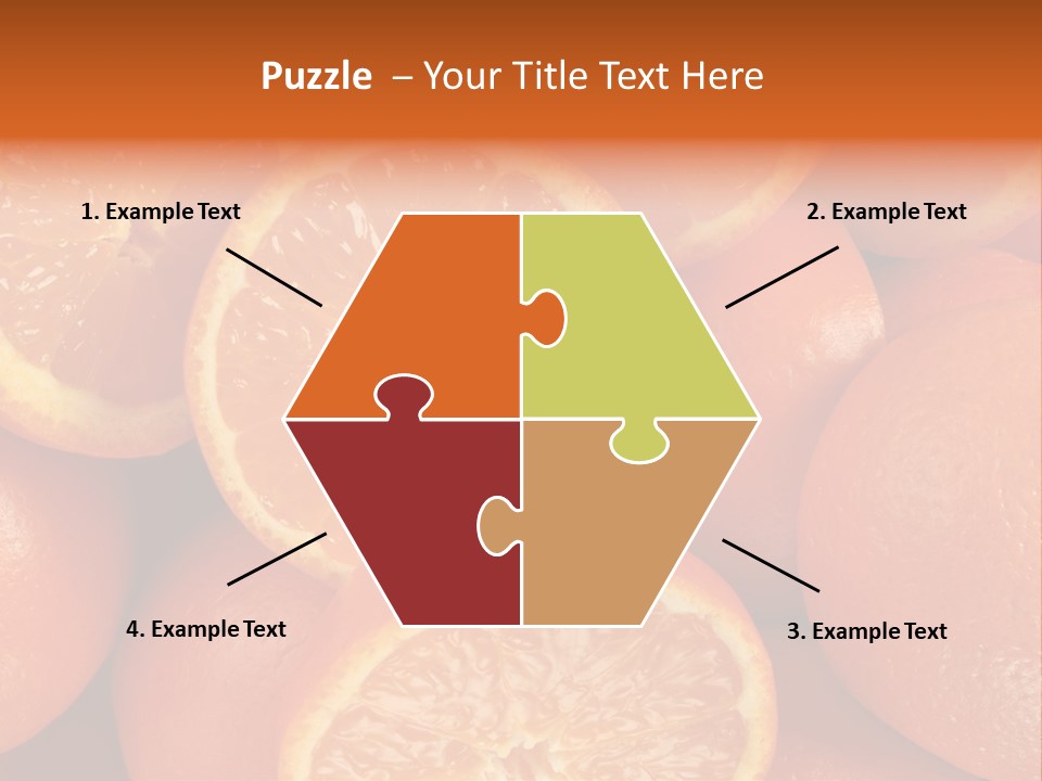 Fruit Flower Vegetarian PowerPoint Template