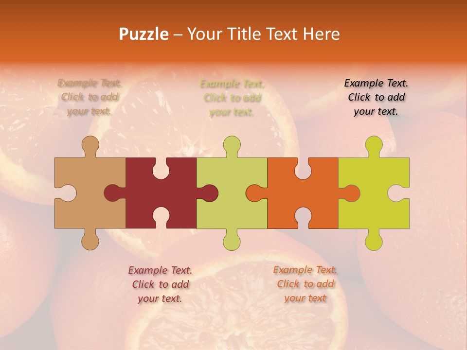 Fruit Flower Vegetarian PowerPoint Template