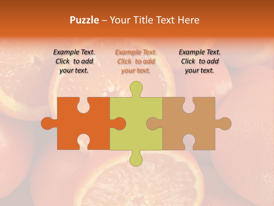 Fruit Flower Vegetarian PowerPoint Template