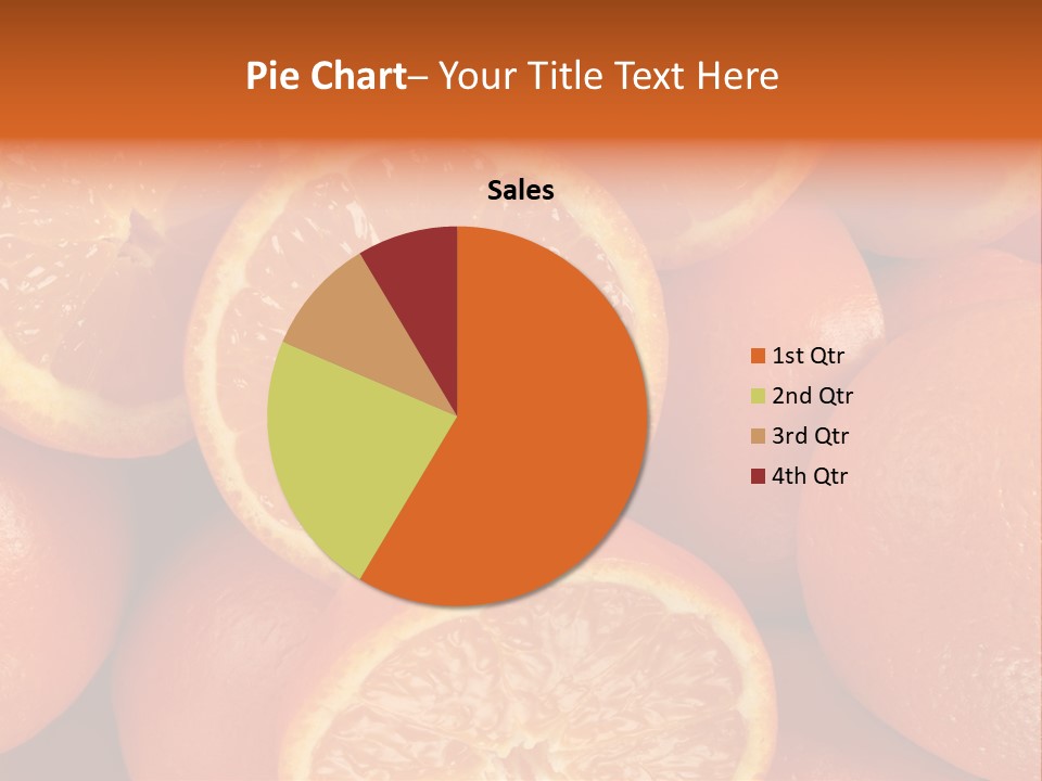 Fruit Flower Vegetarian PowerPoint Template