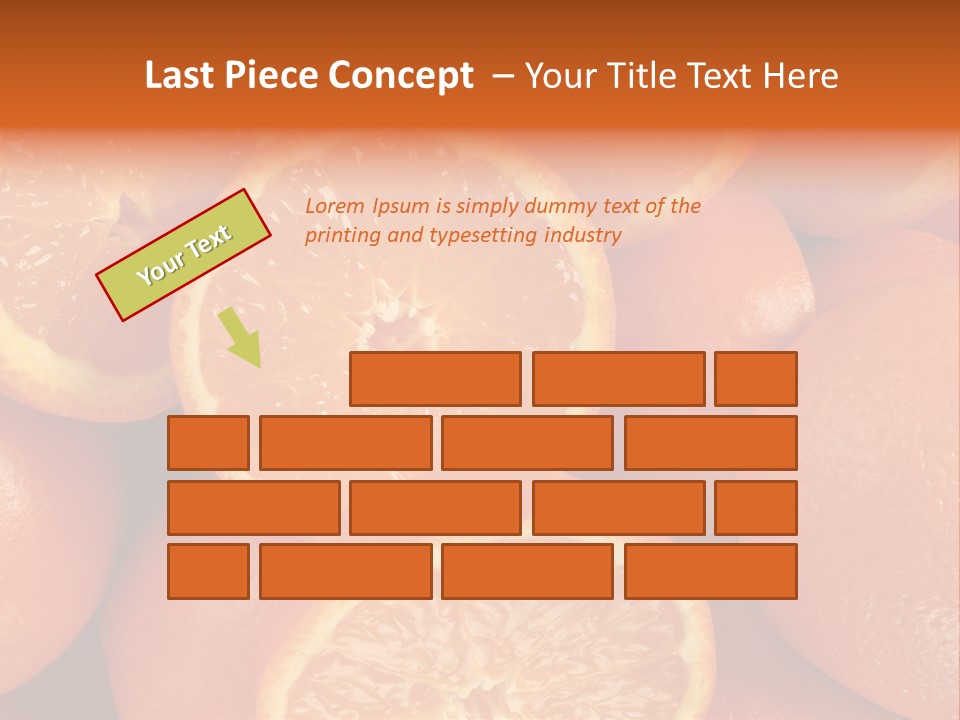 Fruit Flower Vegetarian PowerPoint Template