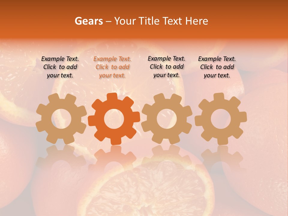 Fruit Flower Vegetarian PowerPoint Template