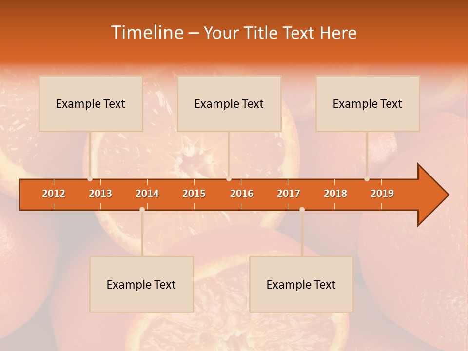 Fruit Flower Vegetarian PowerPoint Template