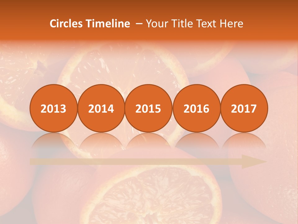 Fruit Flower Vegetarian PowerPoint Template