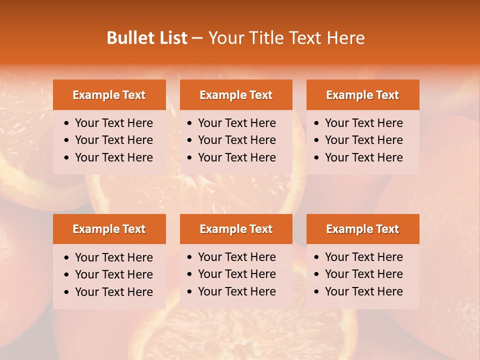 Fruit Flower Vegetarian PowerPoint Template